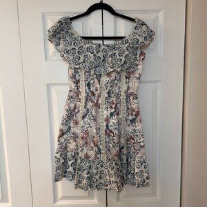 Tularosa Off The Shoulder Mini Dress - Size Small